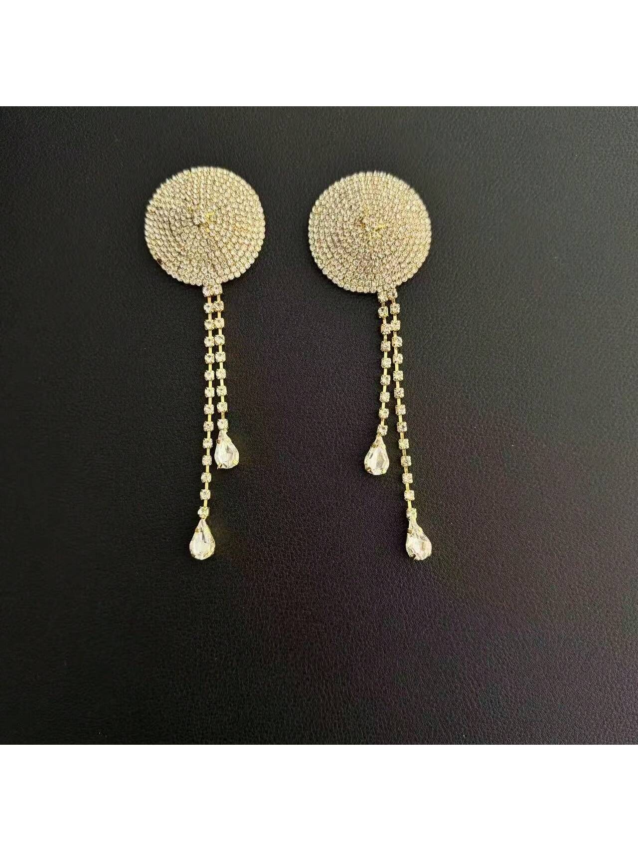 Body Jewelry Rhinestone - Sexy rhinestones, elegant and sexy tassel