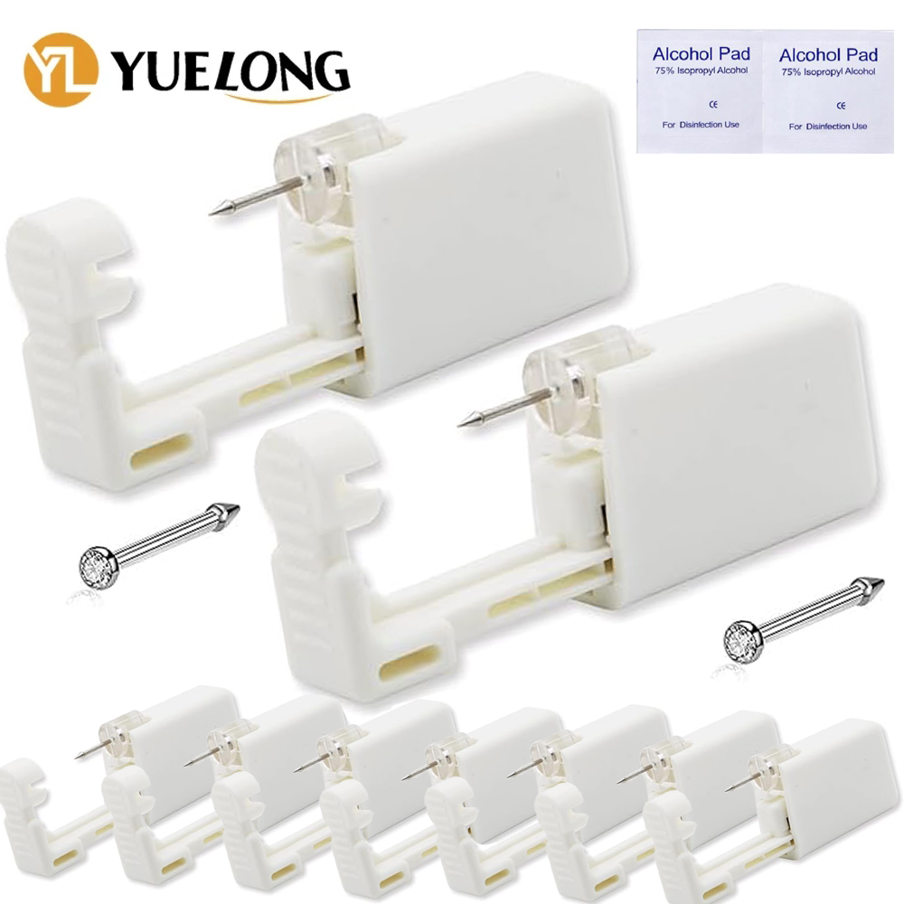Body Jewelry Ear Piercing - 10/5/1pcs Safety Ear Piercing Gun Kit