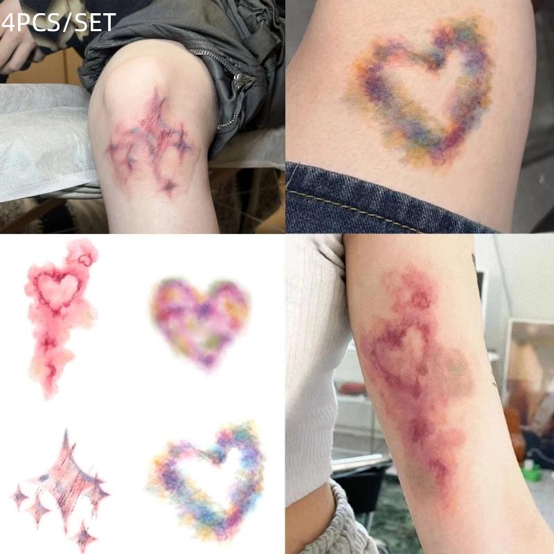 Body Jewelry Tattoo - 4 Sheets Fake Tattoo For Women