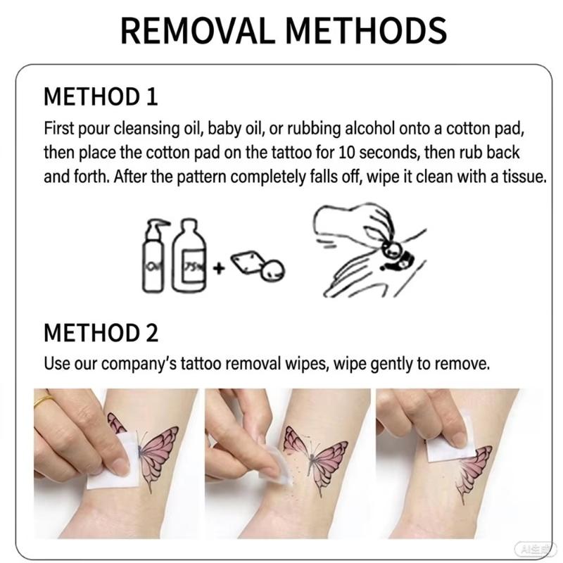 Temporary Tattoo Stickers 5PCS - Body Jewelry Tattoo 评论和价格