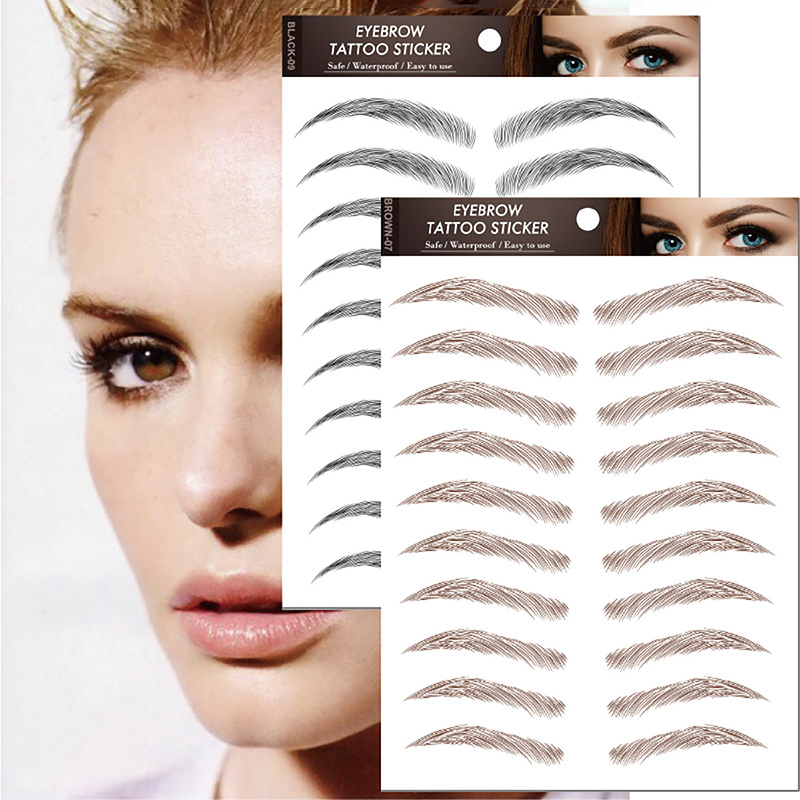 Waterproof 6D Eyebrow Tattoo S - Body Jewelry Tattoo 评论和价格