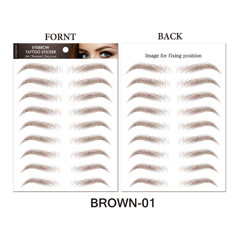 Waterproof 6D Eyebrow Tattoo S - Body Jewelry Tattoo 评论和价格