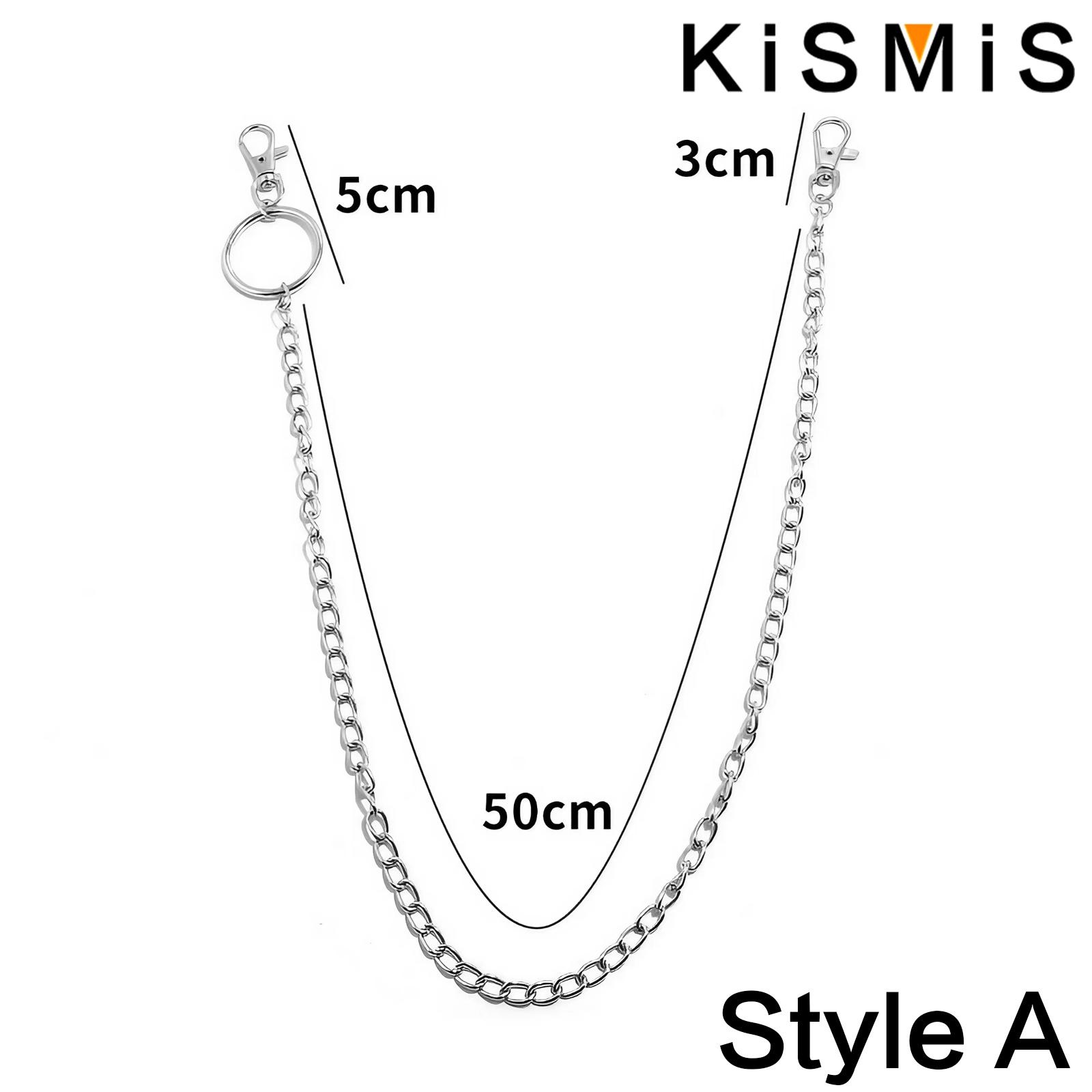 KISMIS 1PC Punk Street Keychai - Body Jewelry Men 评论和价格