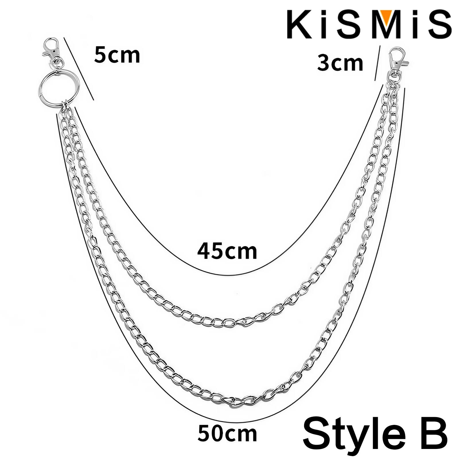 KISMIS 1PC Punk Street Keychai - Body Jewelry Men 评论和价格