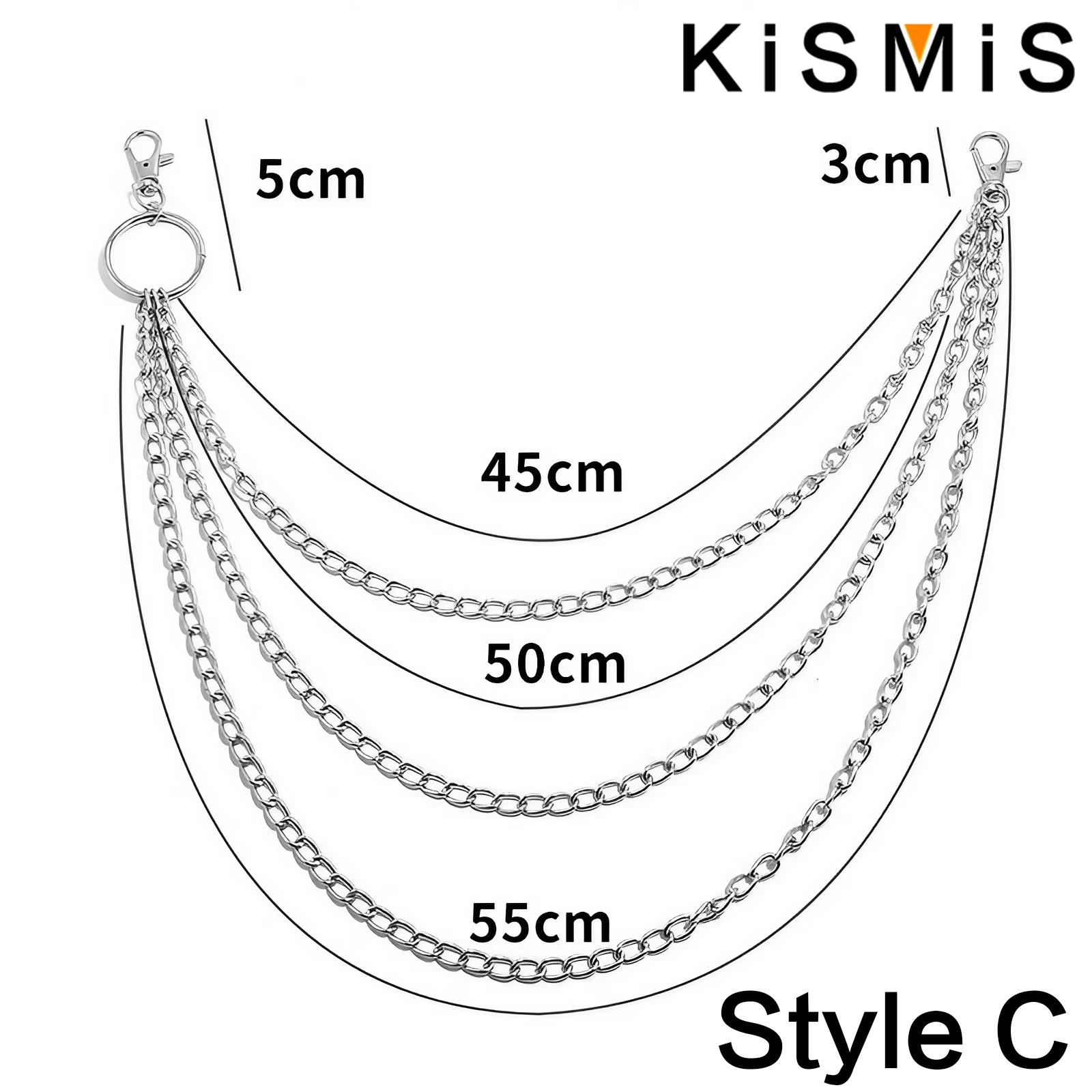 KISMIS 1PC Punk Street Keychai - Body Jewelry Men 评论和价格