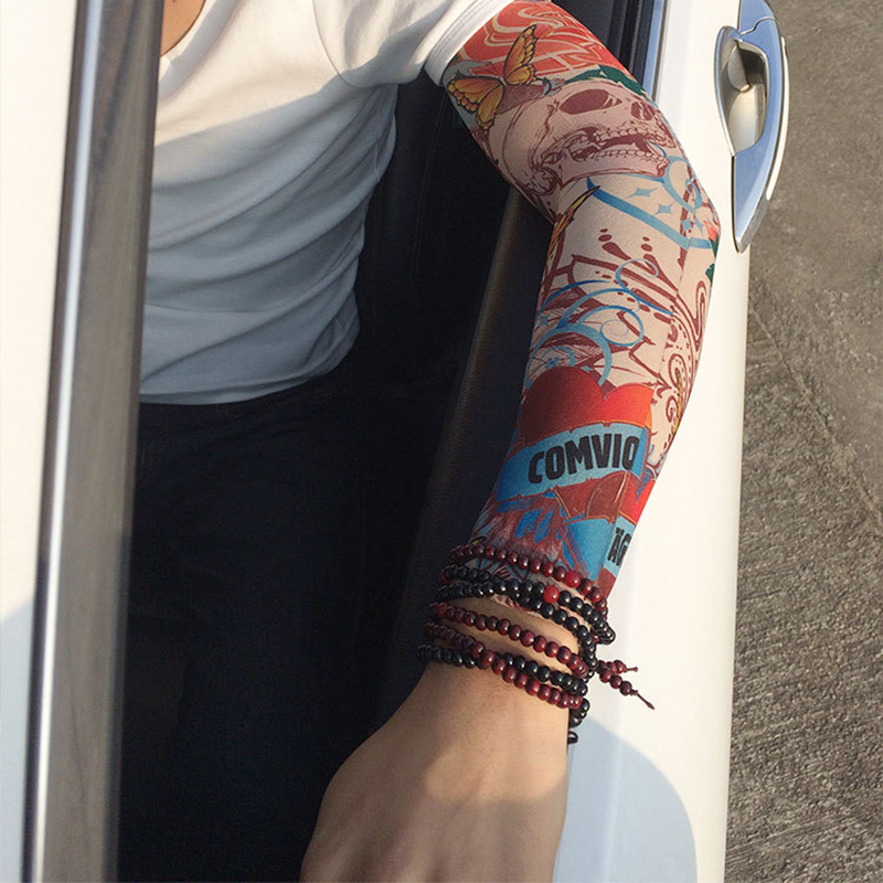 1PCS Men Long Fake Warmers Sum - Body Jewelry Tattoo 评论和价格