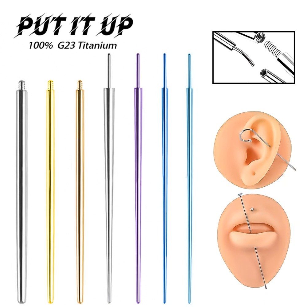 PUTITUP 10-Piece Set Of F136 T - Body Jewelry Implant Grade Titanium 评论和价格