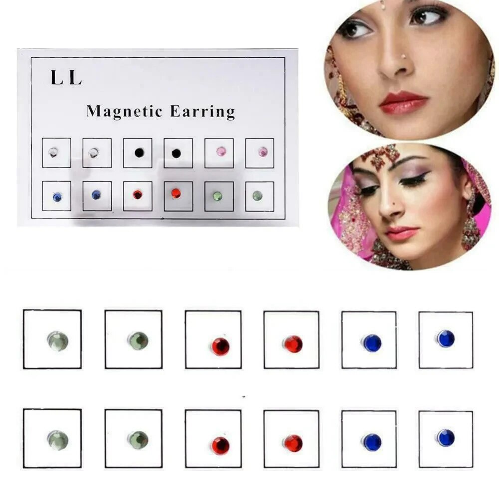 12PCS/Card Fake Cheater Non Pi - Body Jewelry Ear Piercing 评论和价格