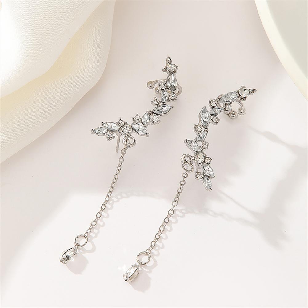 Long Tassel Earrings Diamond F - Cluster Stud Ear 评论和价格