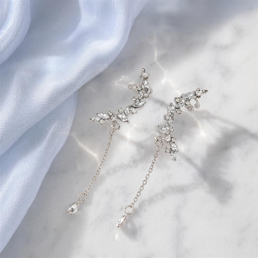 Long Tassel Earrings Diamond F - Cluster Stud Ear 评论和价格