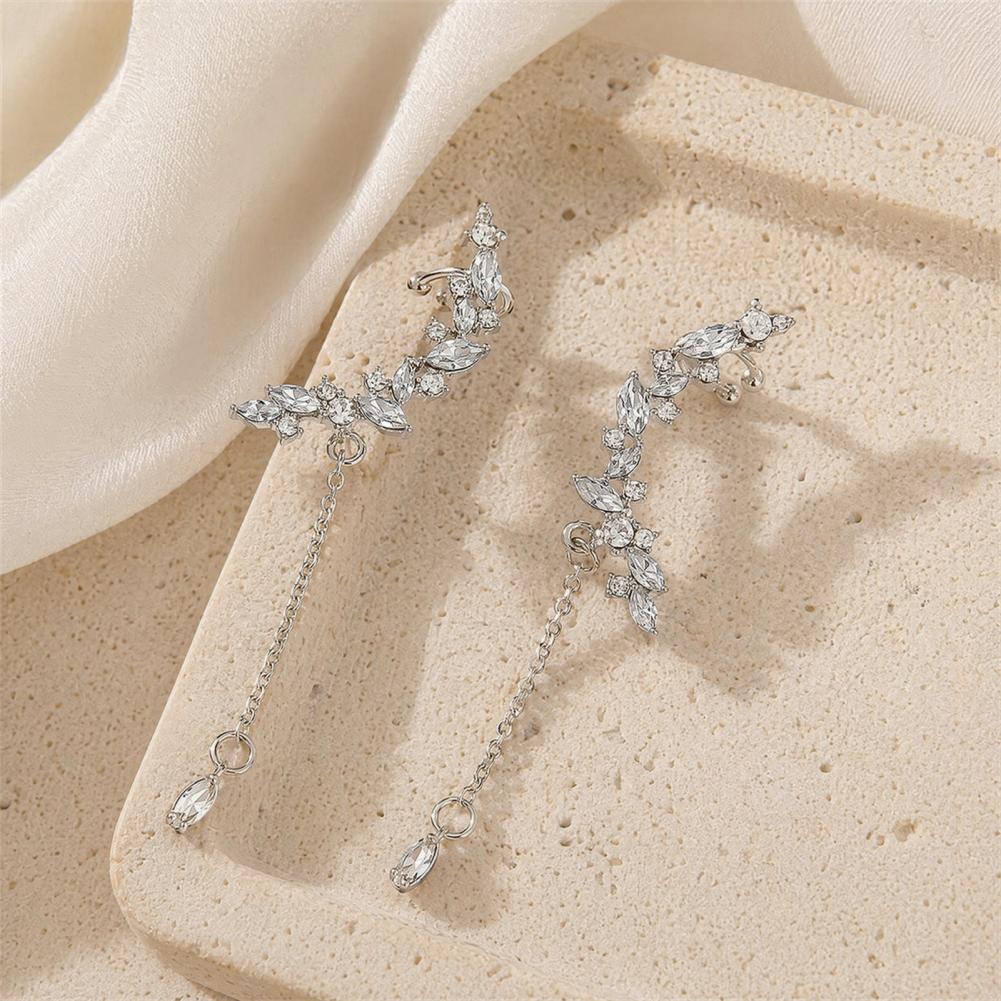 Long Tassel Earrings Diamond F - Cluster Stud Ear 评论和价格