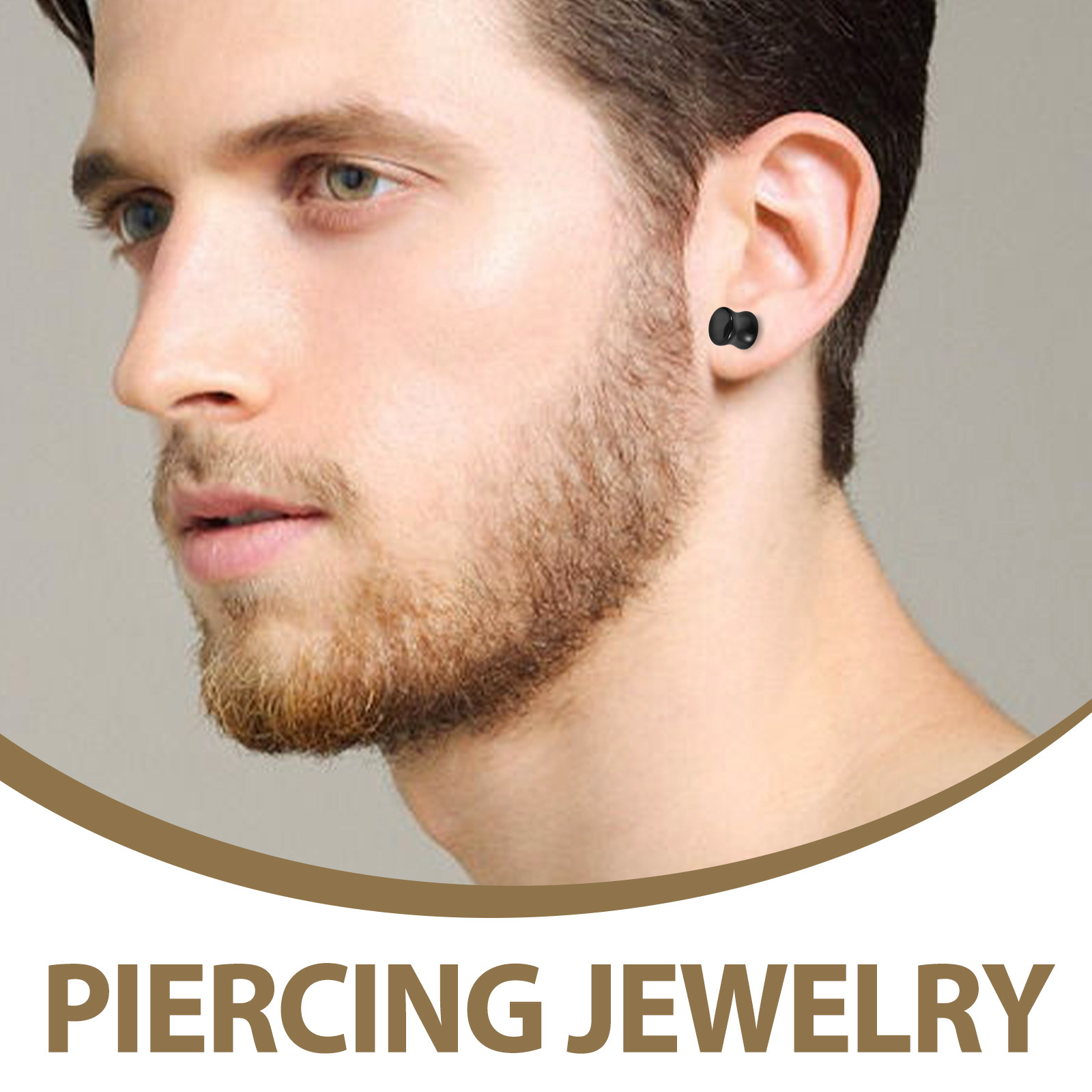 4Pairs Obsidian Ear Plugs Gaug - Body Jewelry Gauge To Mm 评论和价格