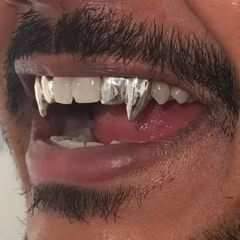 TOPGRILLZ Vampire DIY Double F - Body Jewelry Men 评论和价格