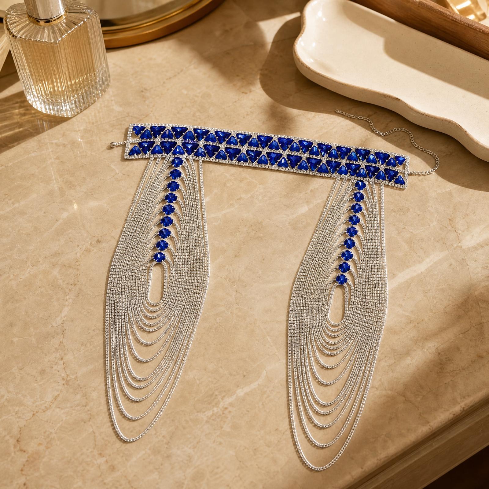 Elegant Women Shoulder Chain R - Body Jewelry Materials 评论和价格