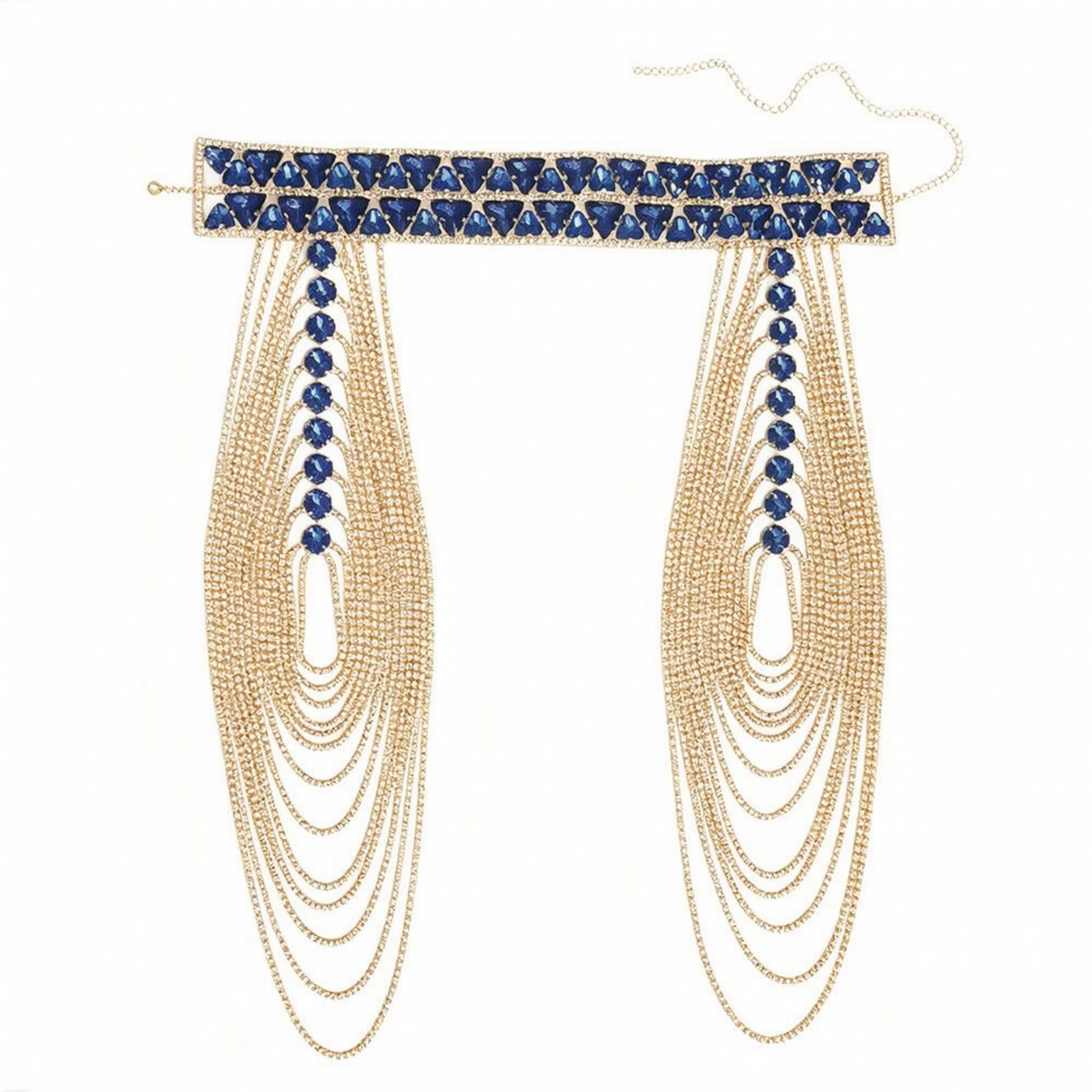 Elegant Women Shoulder Chain R - Body Jewelry Materials 评论和价格