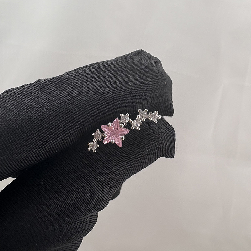 INS Style Full CZ Titanium Scr - Cluster Stud Ear 评论和价格
