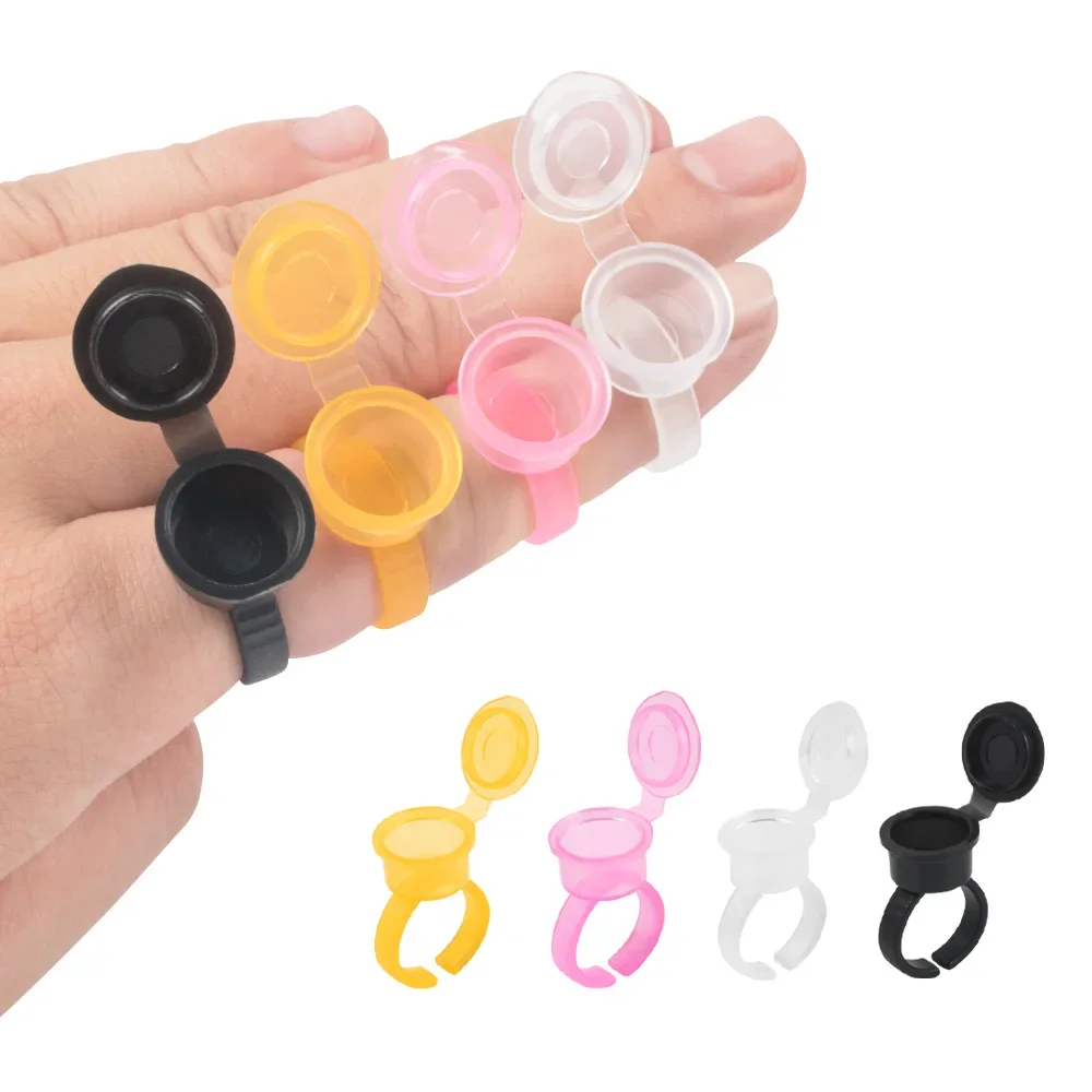 50PCS Tattoo Pigment Ink Ring  - Body Jewelry Tattoo 评论和价格