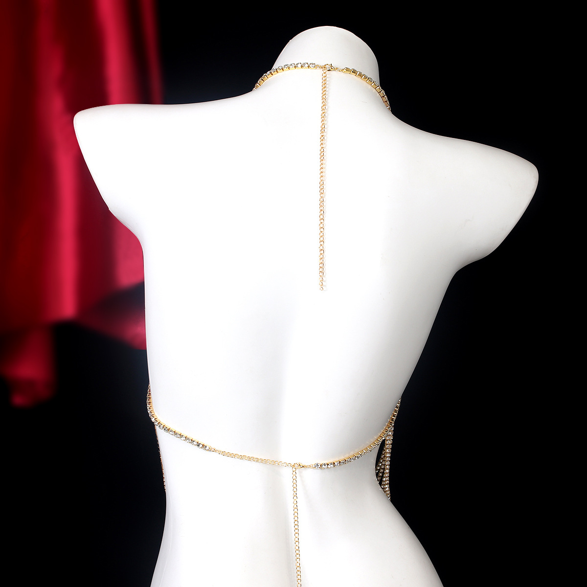 Luxurious Stripe Tassels Retro - Body Jewelry Rhinestone 评论和价格