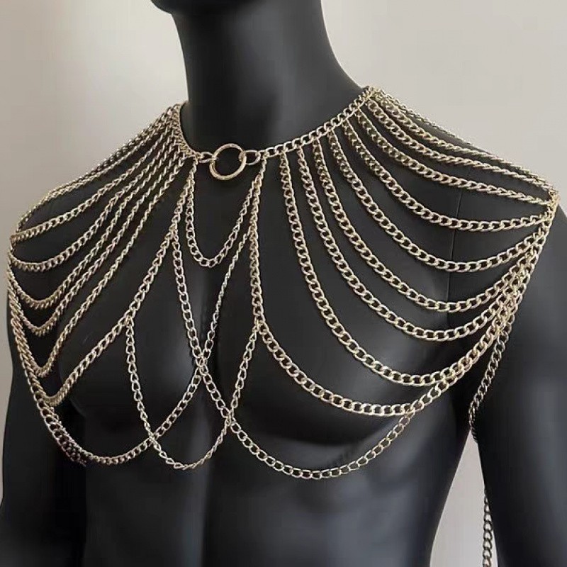 Body Chain for Men Jewelry Lan - Body Jewelry Men 评论和价格