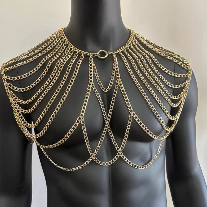 Body Chain for Men Jewelry Lan - Body Jewelry Men 评论和价格