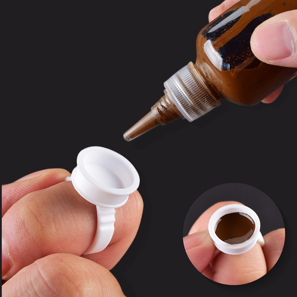 Disposable 100pcs Plastic Pigm - Body Jewelry Tattoo 评论和价格