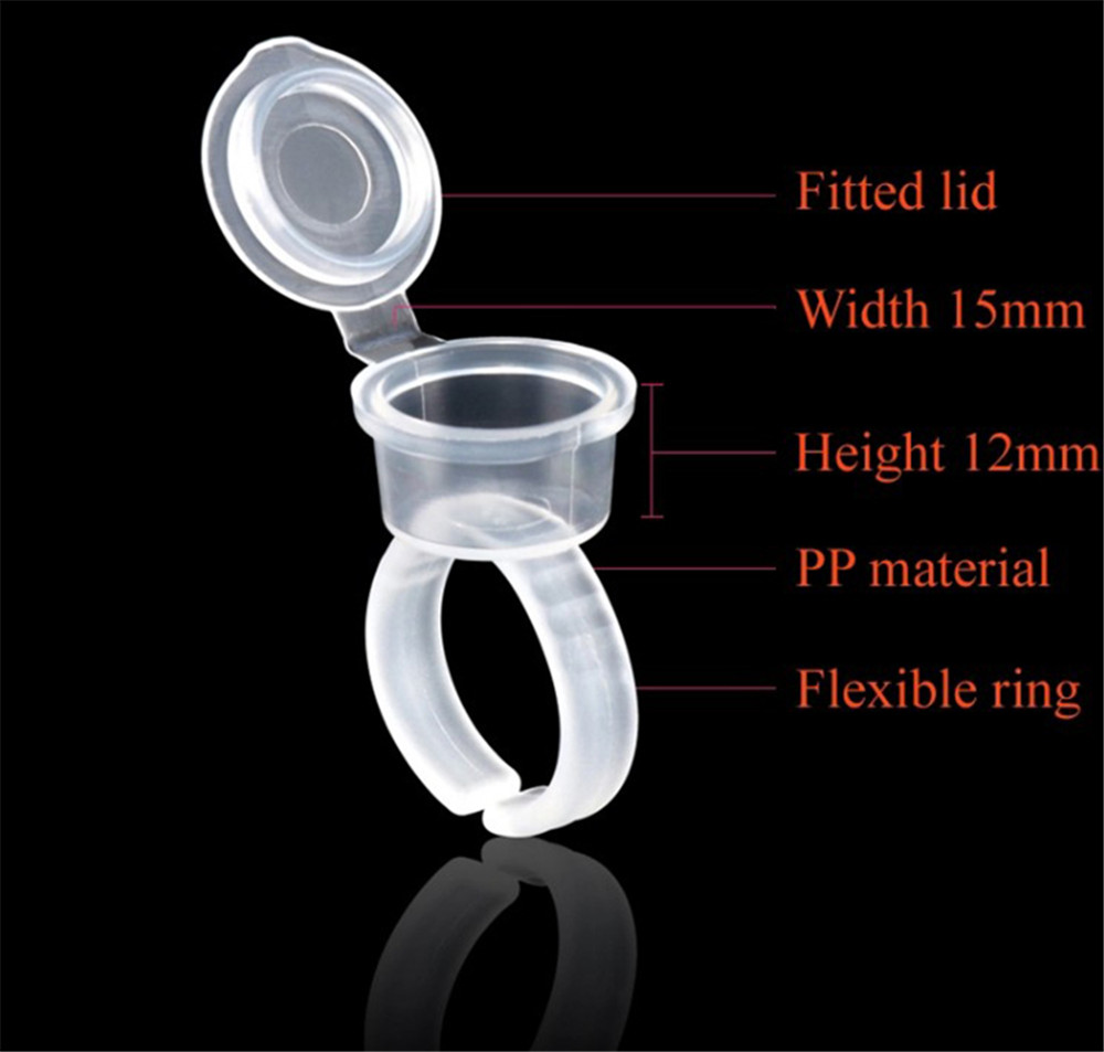 Transparent Tattoo Ink Rings C - Body Jewelry Tattoo 评论和价格