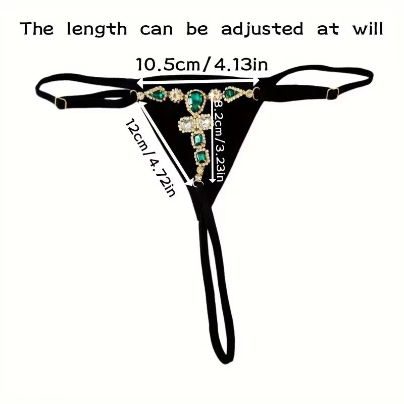 Nightclub party low waist sexy - Body Jewelry Rhinestone 评论和价格