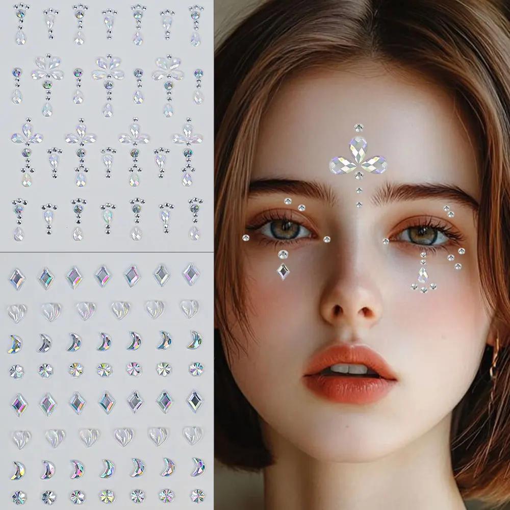1 Sheet Colorful Bow/Star/Hear - Body Jewelry Tattoo 评论和价格