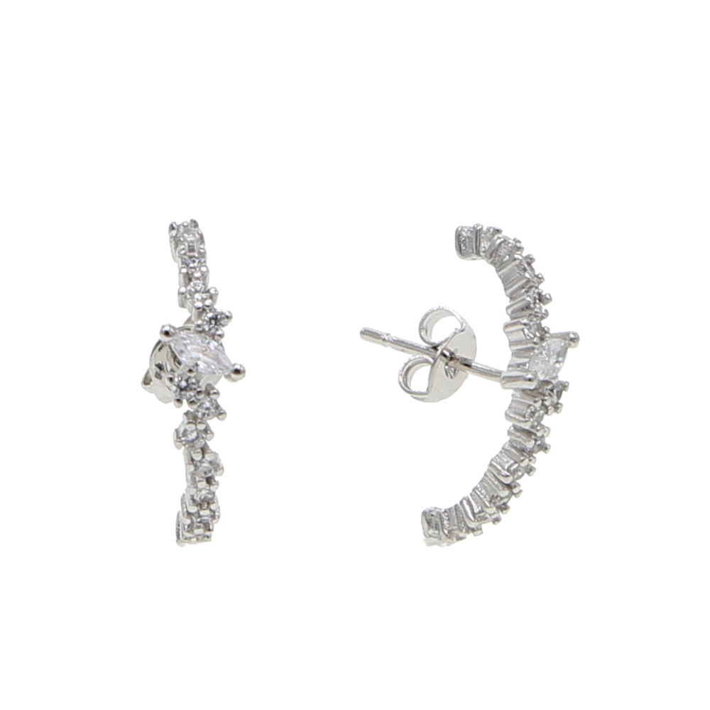 sparking bling cz cluster stud - Cluster Stud Ear 评论和价格