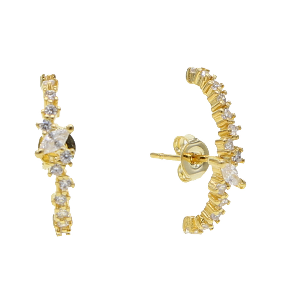 sparking bling cz cluster stud - Cluster Stud Ear 评论和价格
