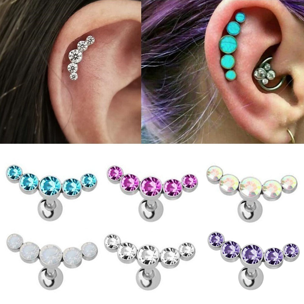 1Pcs Fashion 16G Stainless Ste - Body Jewelry Ear Piercing 评论和价格