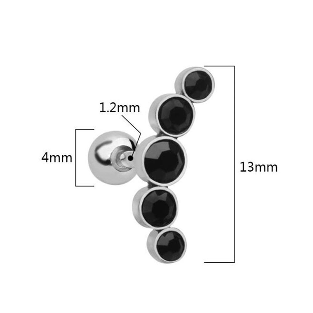 1Pcs Fashion 16G Stainless Ste - Body Jewelry Ear Piercing 评论和价格