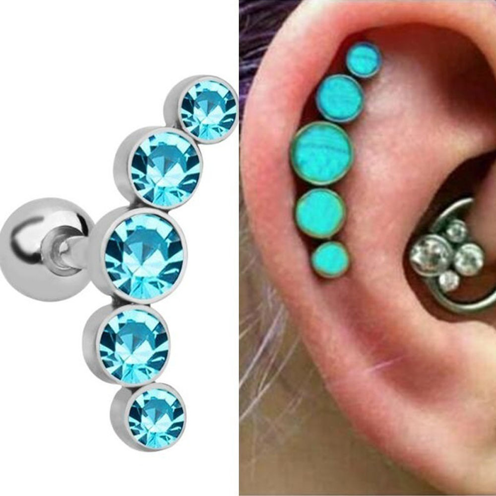 1Pcs Fashion 16G Stainless Ste - Body Jewelry Ear Piercing 评论和价格
