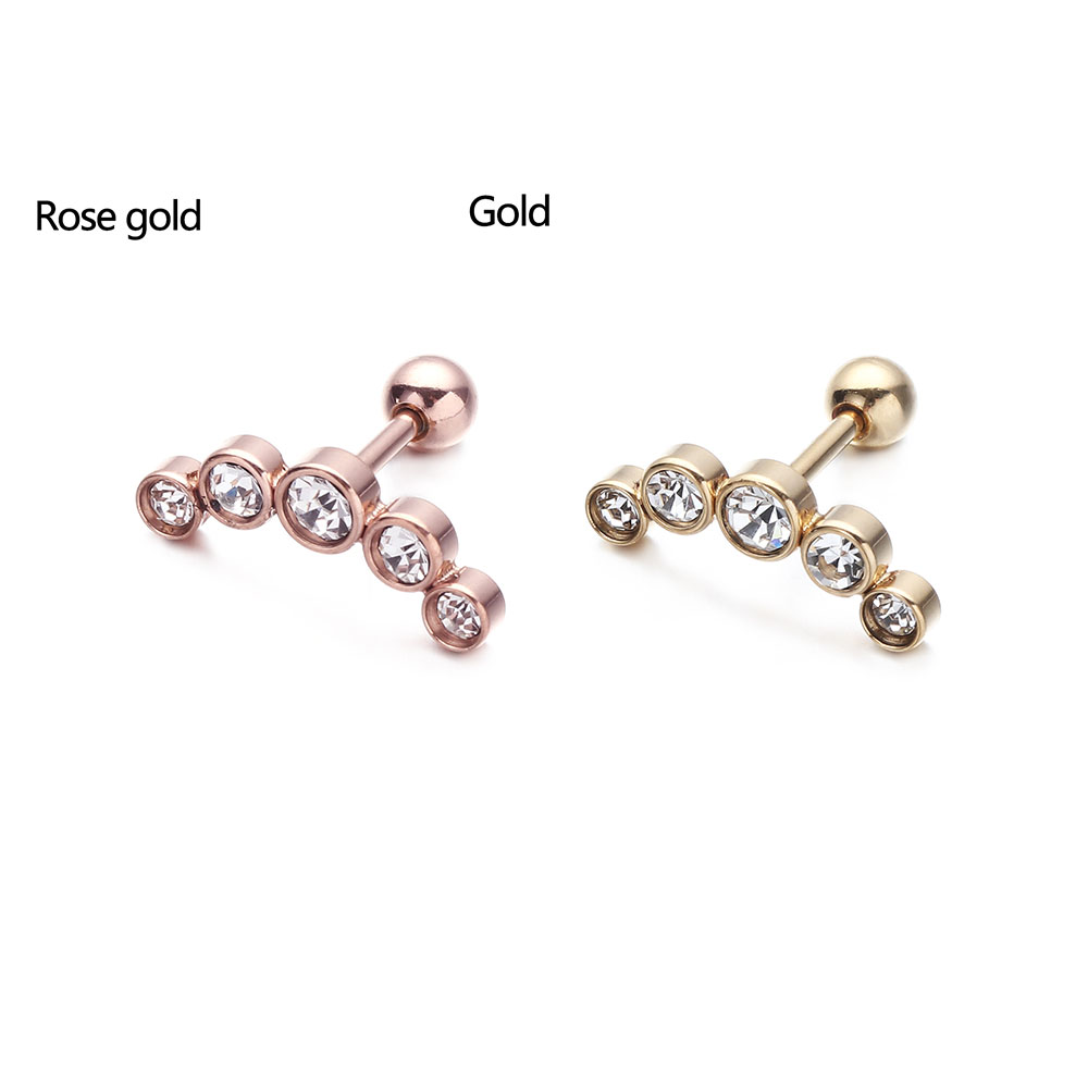 1Pcs Fashion 16G Stainless Ste - Body Jewelry Ear Piercing 评论和价格