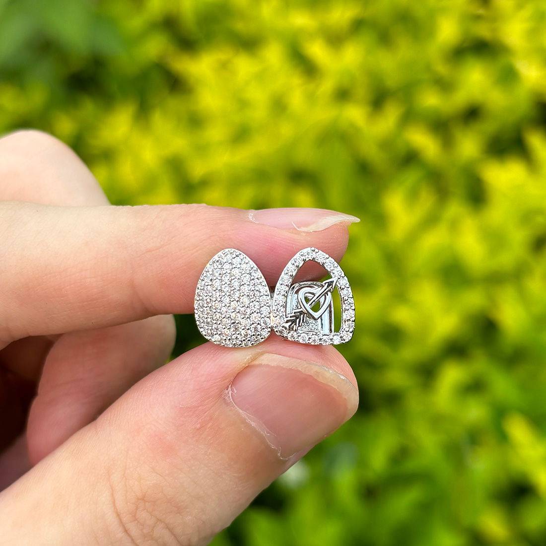 RACHELZ Hip Hop Double Love He - Body Jewelry Men 评论和价格