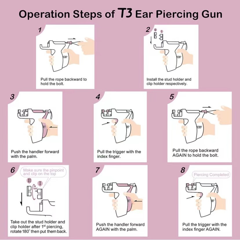 T3 Ear Piercing Gun Kit Asepti - Body Jewelry Store 评论和价格