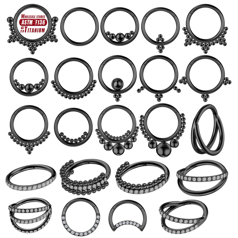 F136 Titanium Piercing Black N - Body Jewelry Implant Grade Titanium 评论和价格