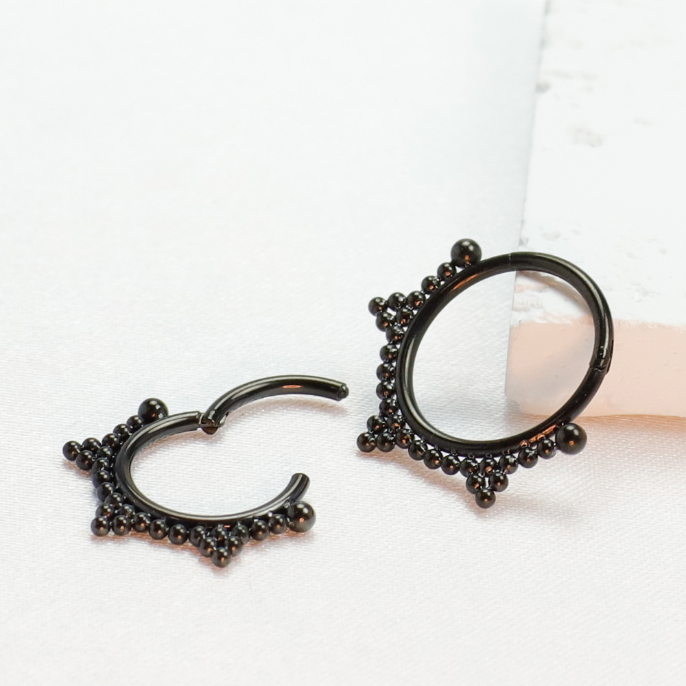 F136 Titanium Piercing Black N - Body Jewelry Implant Grade Titanium 评论和价格