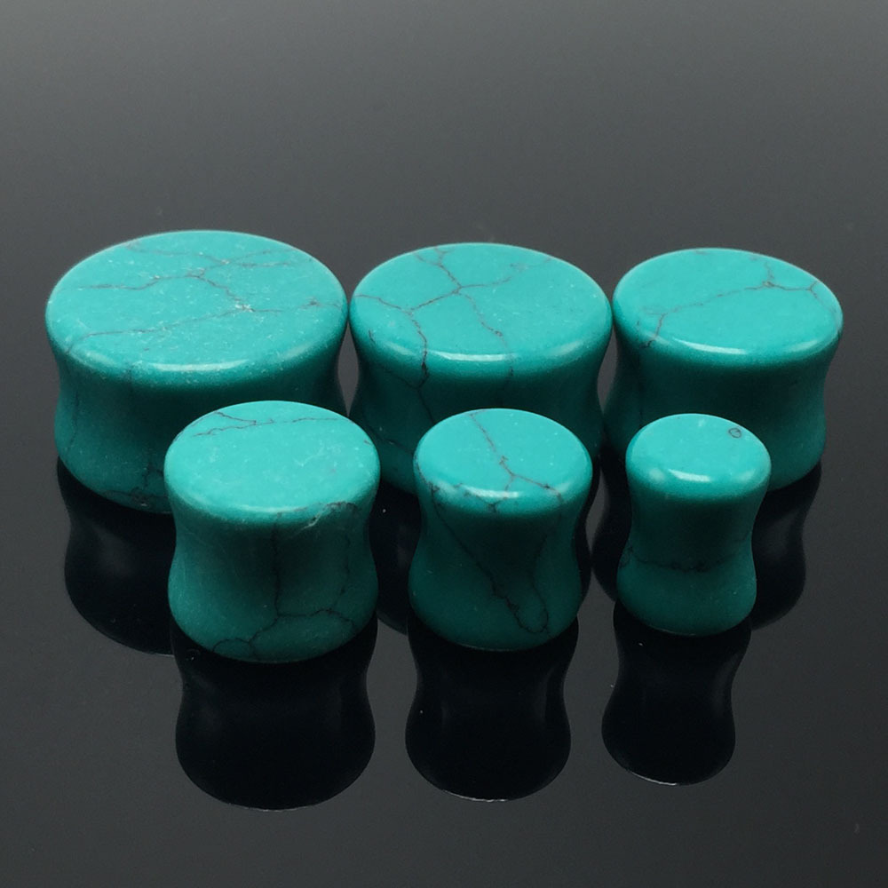 Alisouy 2 pieces fashion Green - Body Jewelry Gauge To Mm 评论和价格