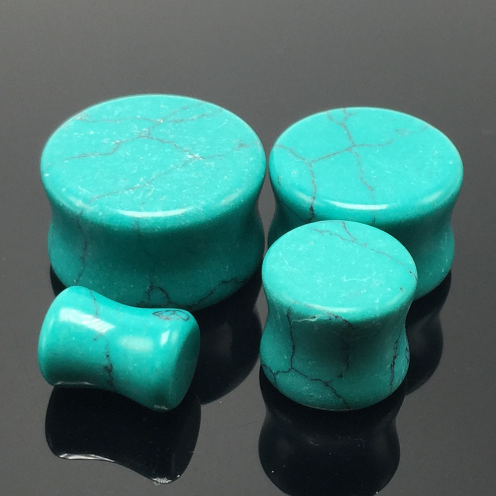 Alisouy 2 pieces fashion Green - Body Jewelry Gauge To Mm 评论和价格