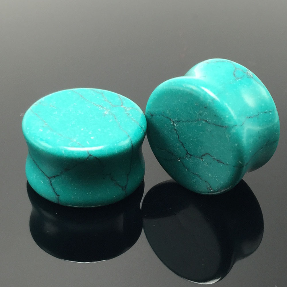 Alisouy 2 pieces fashion Green - Body Jewelry Gauge To Mm 评论和价格