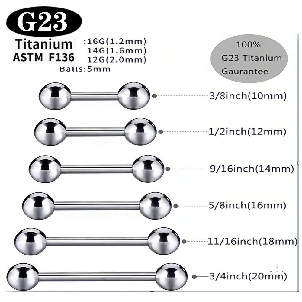 1/5/50PCS ASTM F136 Implant Gr - Body Jewelry Implant Grade Titanium 评论和价格