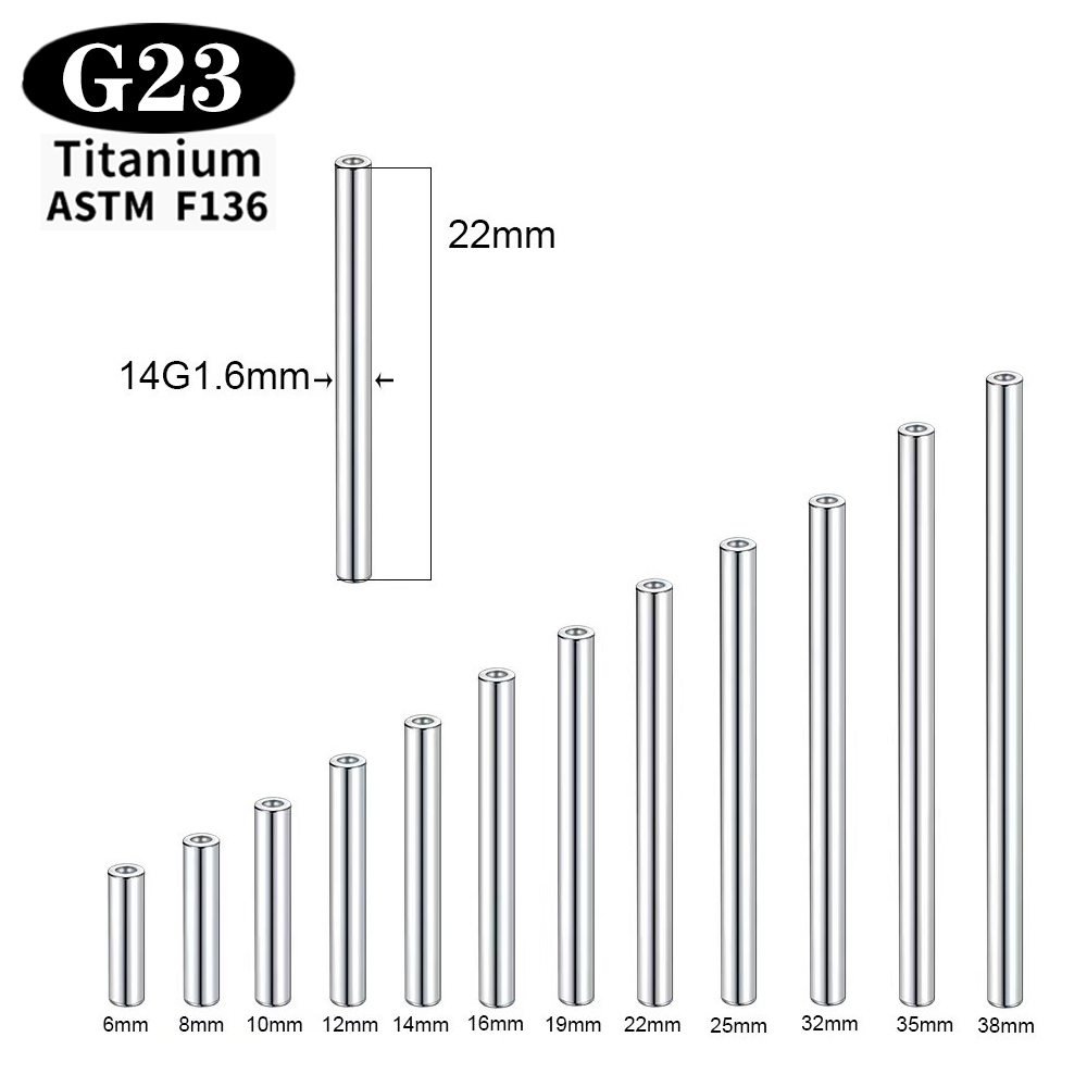 1/5/50PCS ASTM F136 Implant Gr - Body Jewelry Implant Grade Titanium 评论和价格