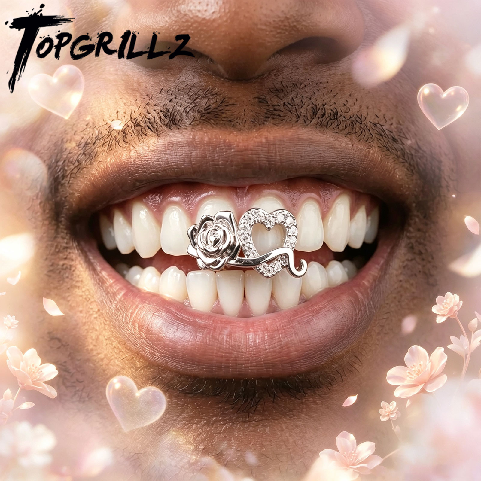 TOPGRILLZ Romantic Zircon Doub - Body Jewelry Men 评论和价格