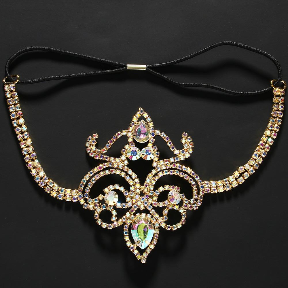 Elegant Boho Hollow Thigh Chai - Body Jewelry Rhinestone 评论和价格