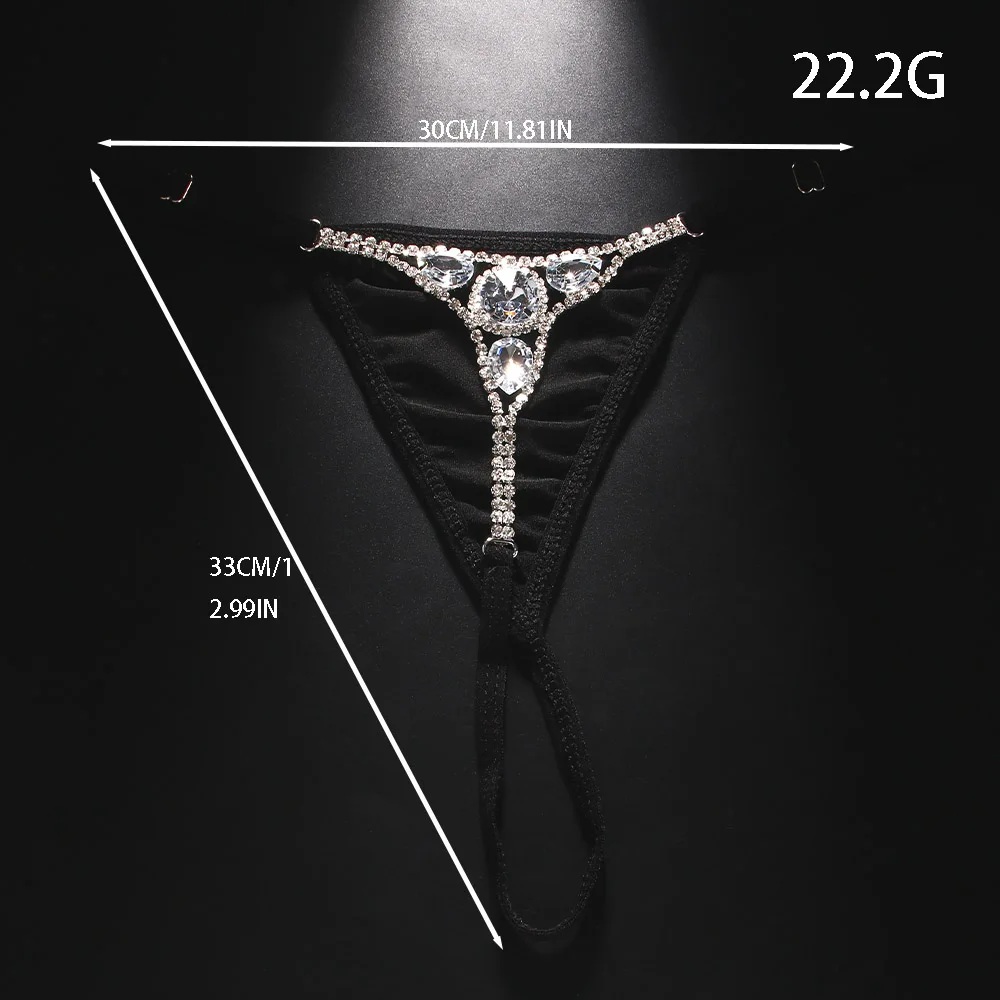 Sexy Round Rhinestone Thong Ad - Body Jewelry Rhinestone 评论和价格