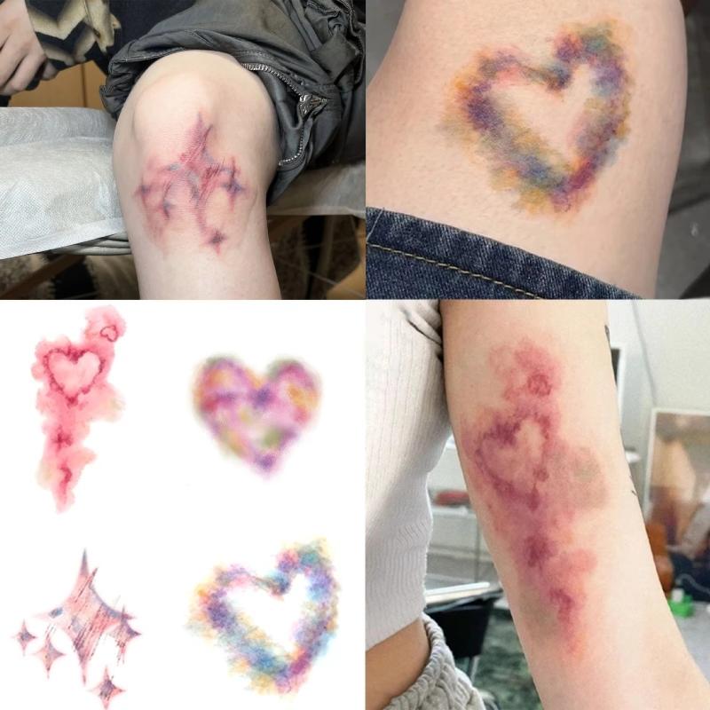4 Sheets Halloween Wound Bruis - Body Jewelry Tattoo 评论和价格