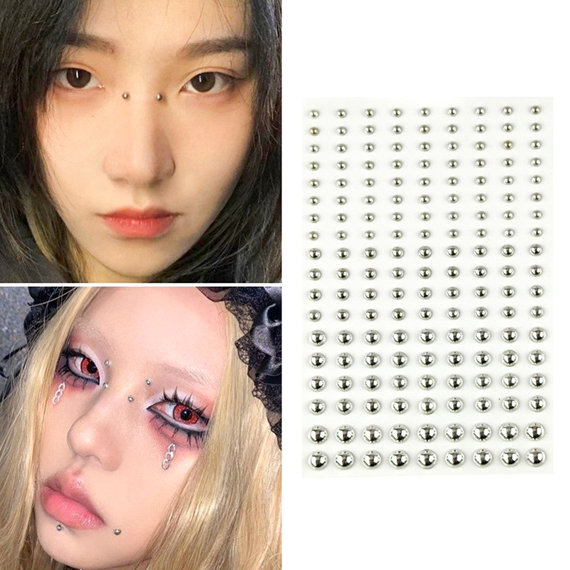 Diamond Sticker Fake Nose Stud - Body Jewelry Ear Piercing 评论和价格