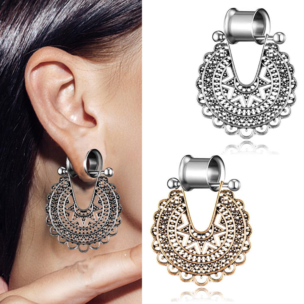 Flare Ear Plugs Stainless Stee - Body Jewelry Ear Piercing 评论和价格