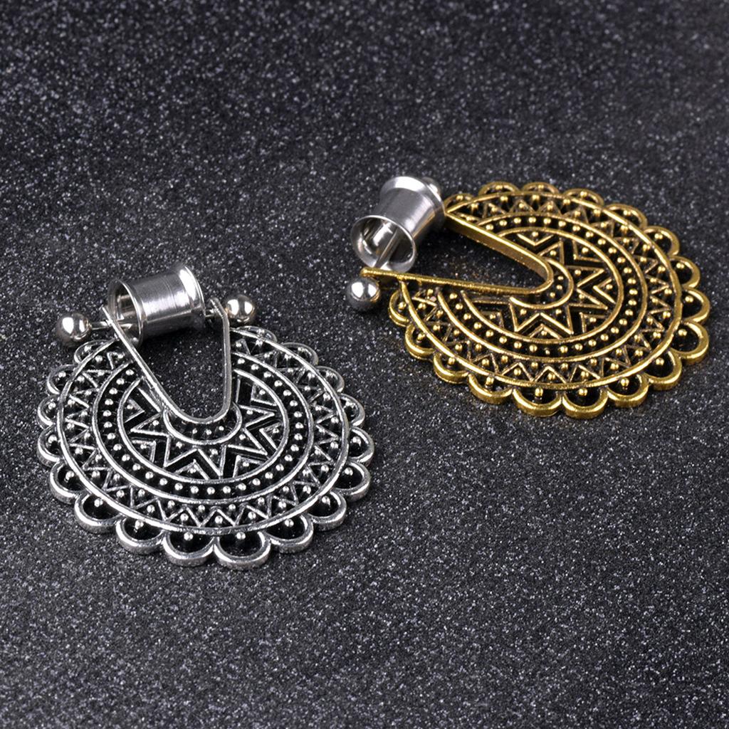 Flare Ear Plugs Stainless Stee - Body Jewelry Ear Piercing 评论和价格